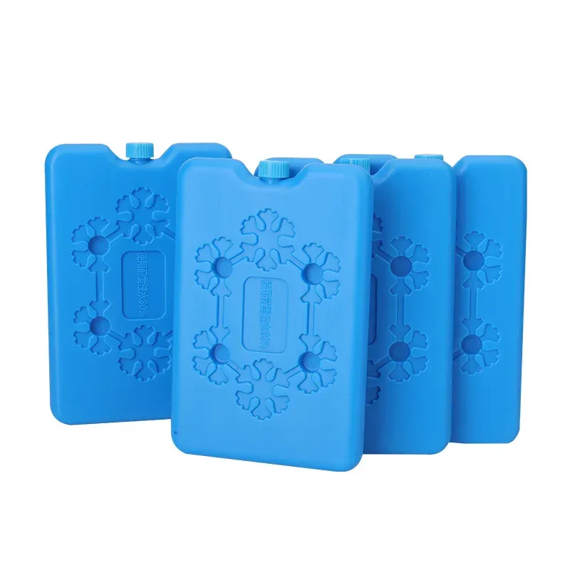 Bloc réfrigérant portable et réutilisable pour congélateur, pack de refroidissement longue durée à remplir d'eau pour la conservation des aliments frais 9