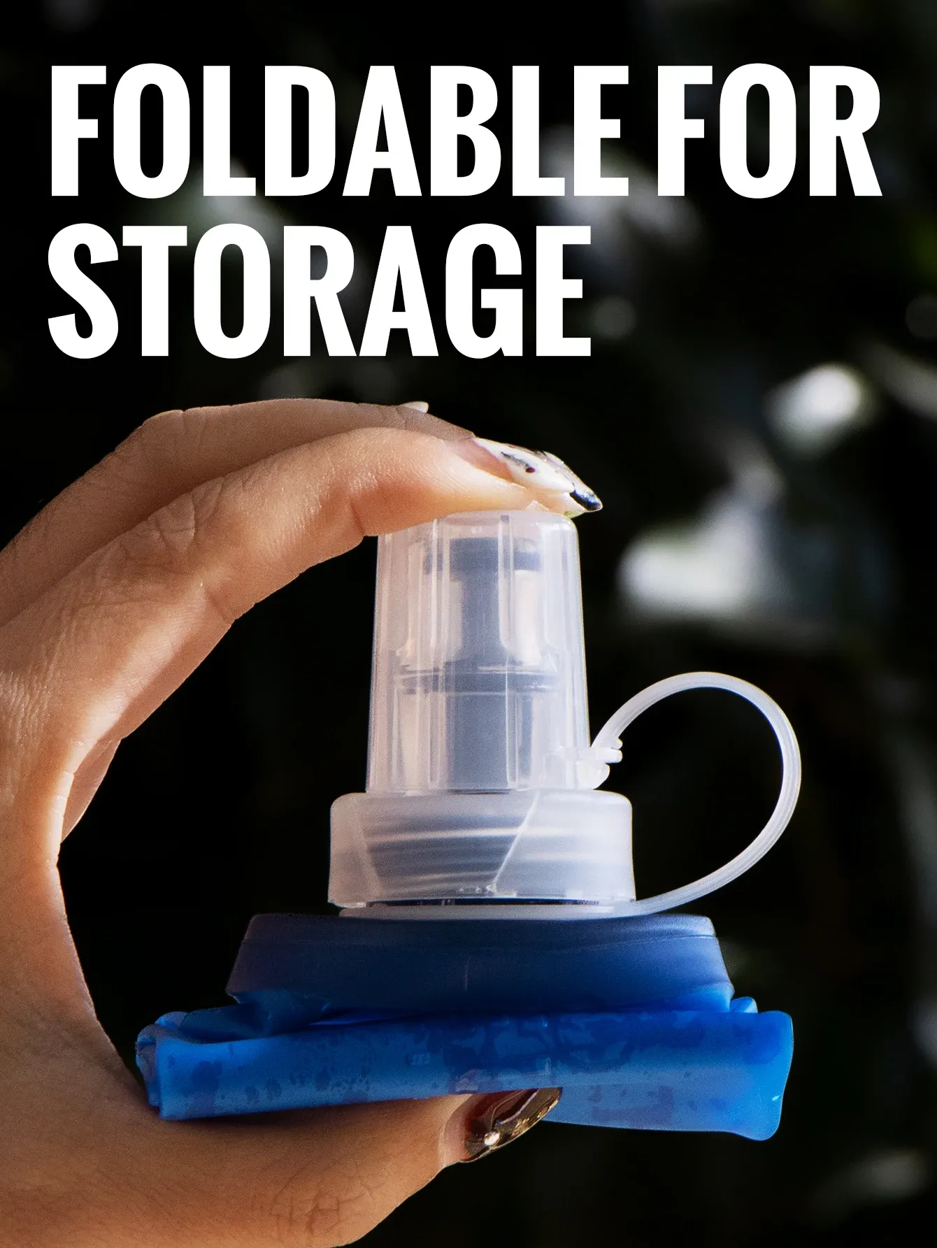 Bouteille d'eau pliable WRELS pour le sport