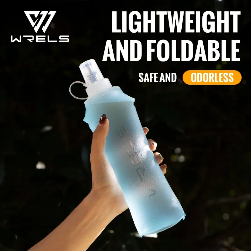 Bouteille d'eau pliable en TPU sans BPA, souple, pour camping, randonnée et voyage 13