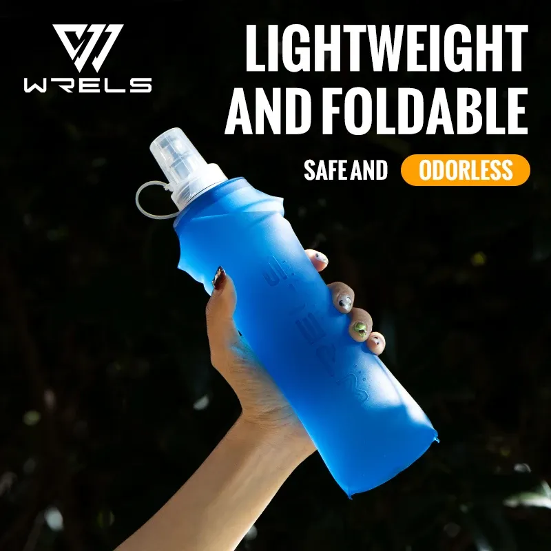 Bouteille d'eau pliable en TPU sans BPA, souple, pour camping, randonnée et voyage 11