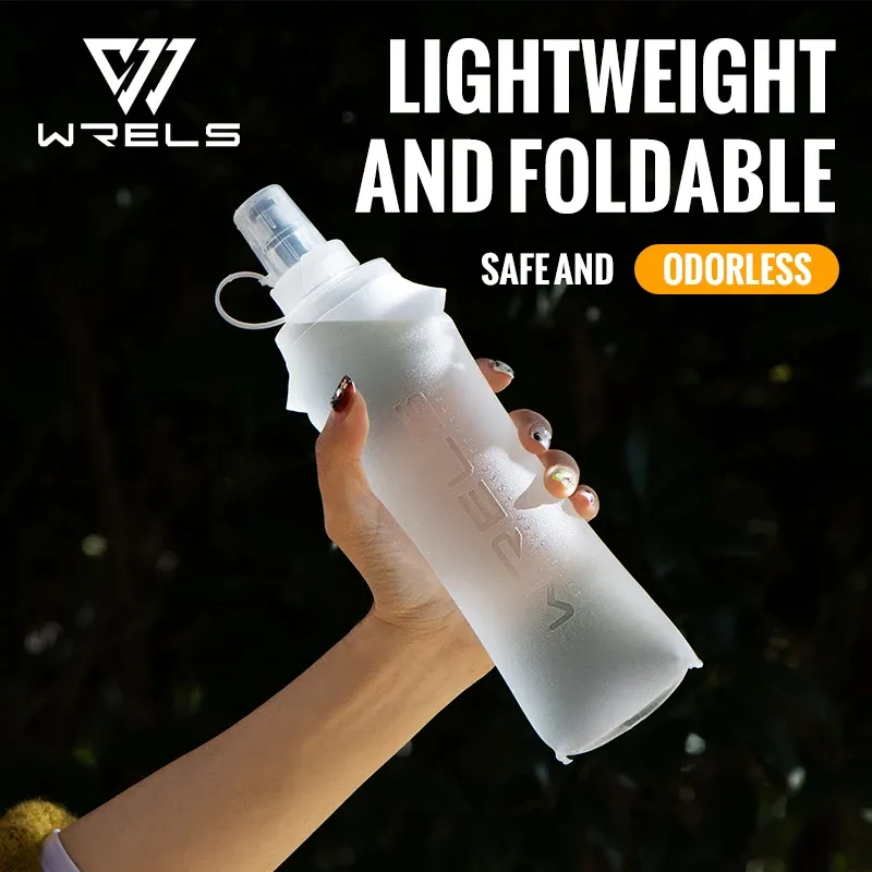 Bouteille d'eau pliable en TPU sans BPA, souple, pour camping, randonnée et voyage 12
