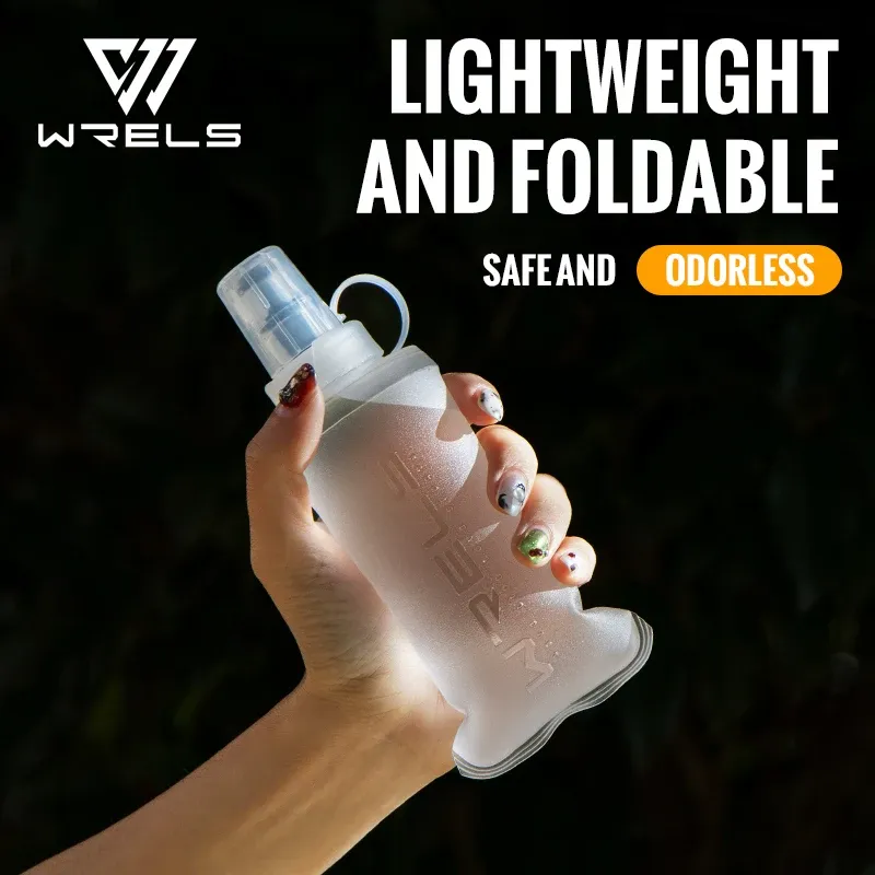 Bouteille d'eau pliable en TPU sans BPA, souple, pour camping, randonnée et voyage 9