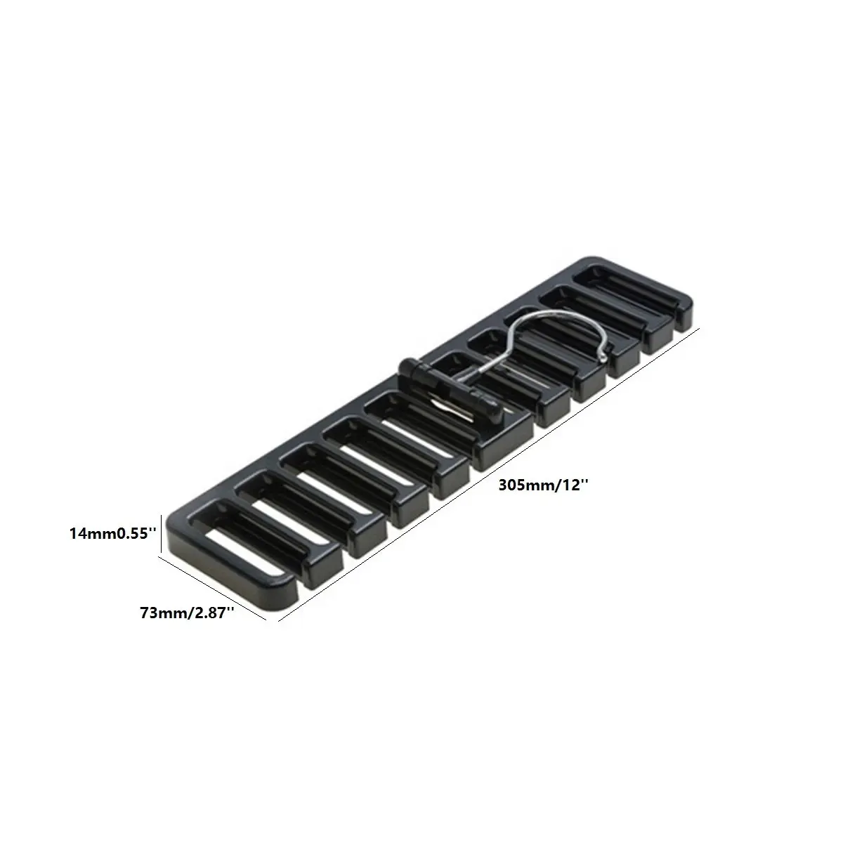 EnvironT1 - Cintre de rangement robuste pour hommes et femmes, porte-cravate Cisco 12