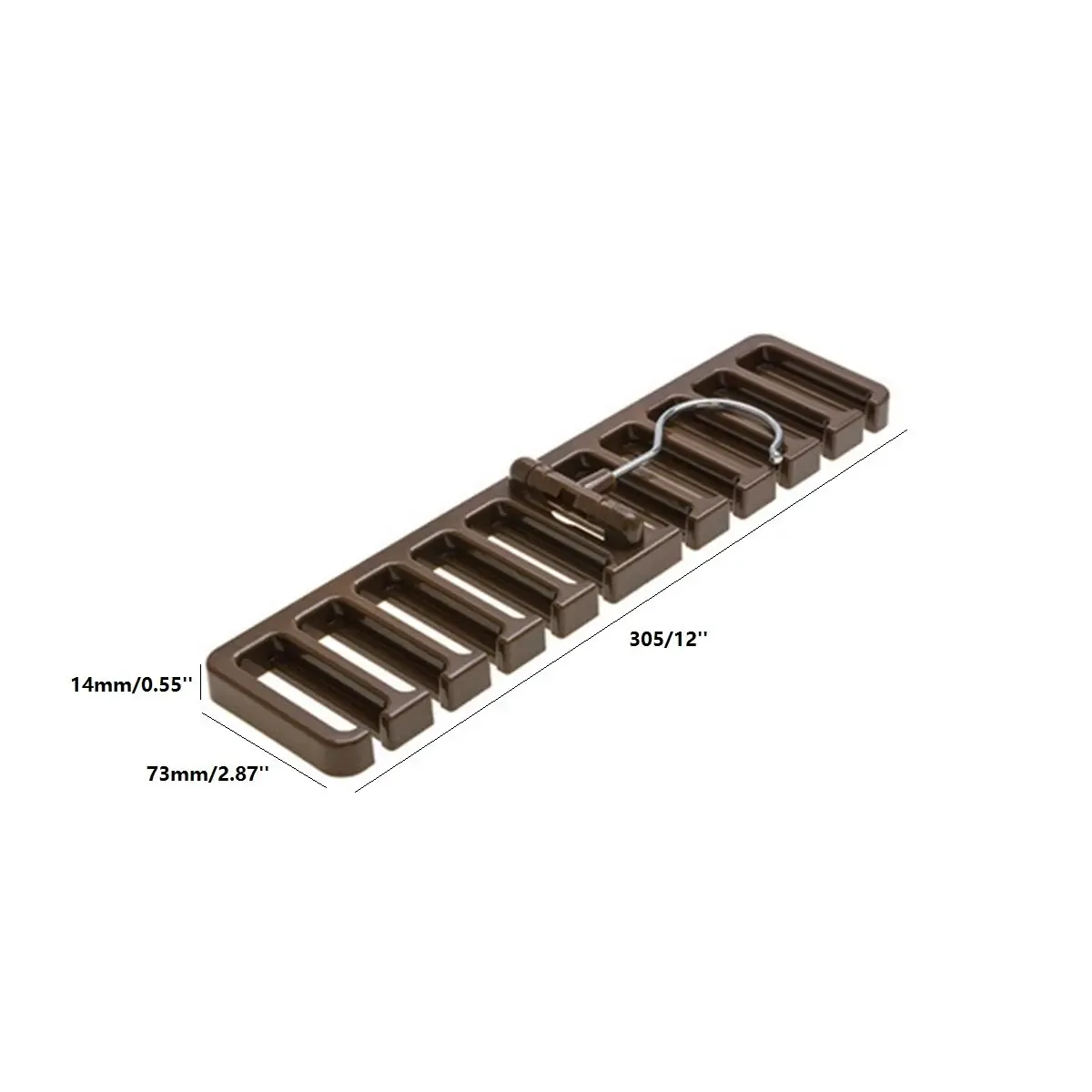 EnvironT1 - Cintre de rangement robuste pour hommes et femmes, porte-cravate Cisco 9