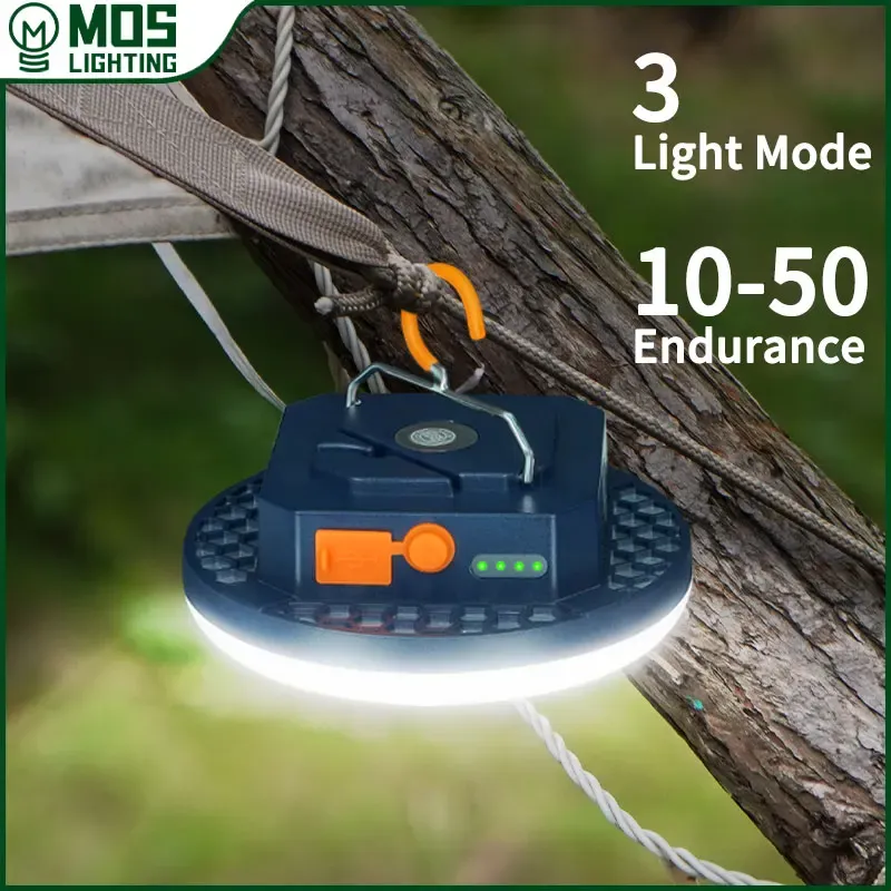Lanterne de camping MOSLIGHTING rechargeable, vue d'ensemble
