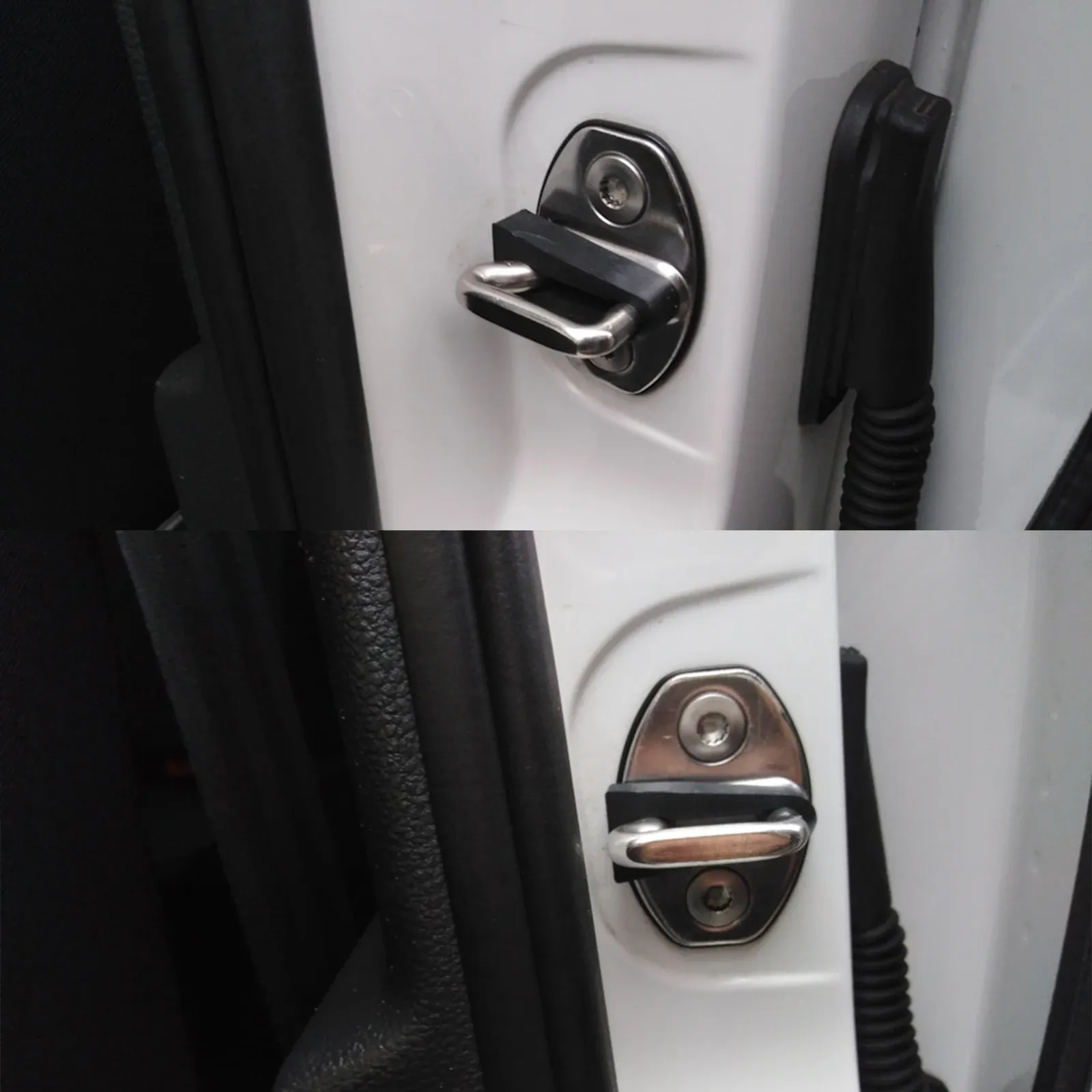 Amortisseur de verrouillage de porte pour Skoda Fabia, Kodiaq, Octavia, Superb et Yinous, insonorisant et silencieux 3