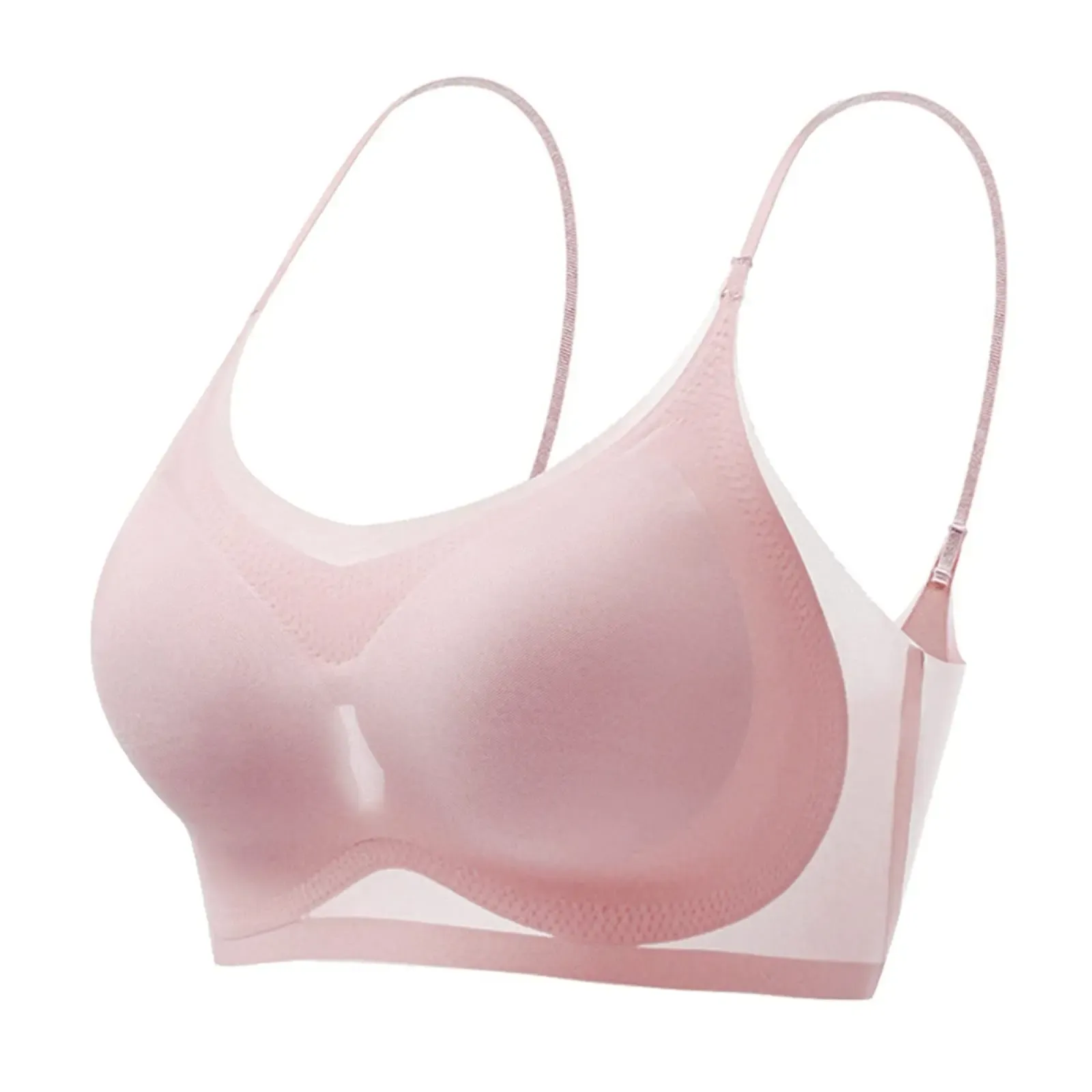 Injbra Soutien-gorge push-up ultra-fin sans couture pour femme, bralette sans fil d'été 10
