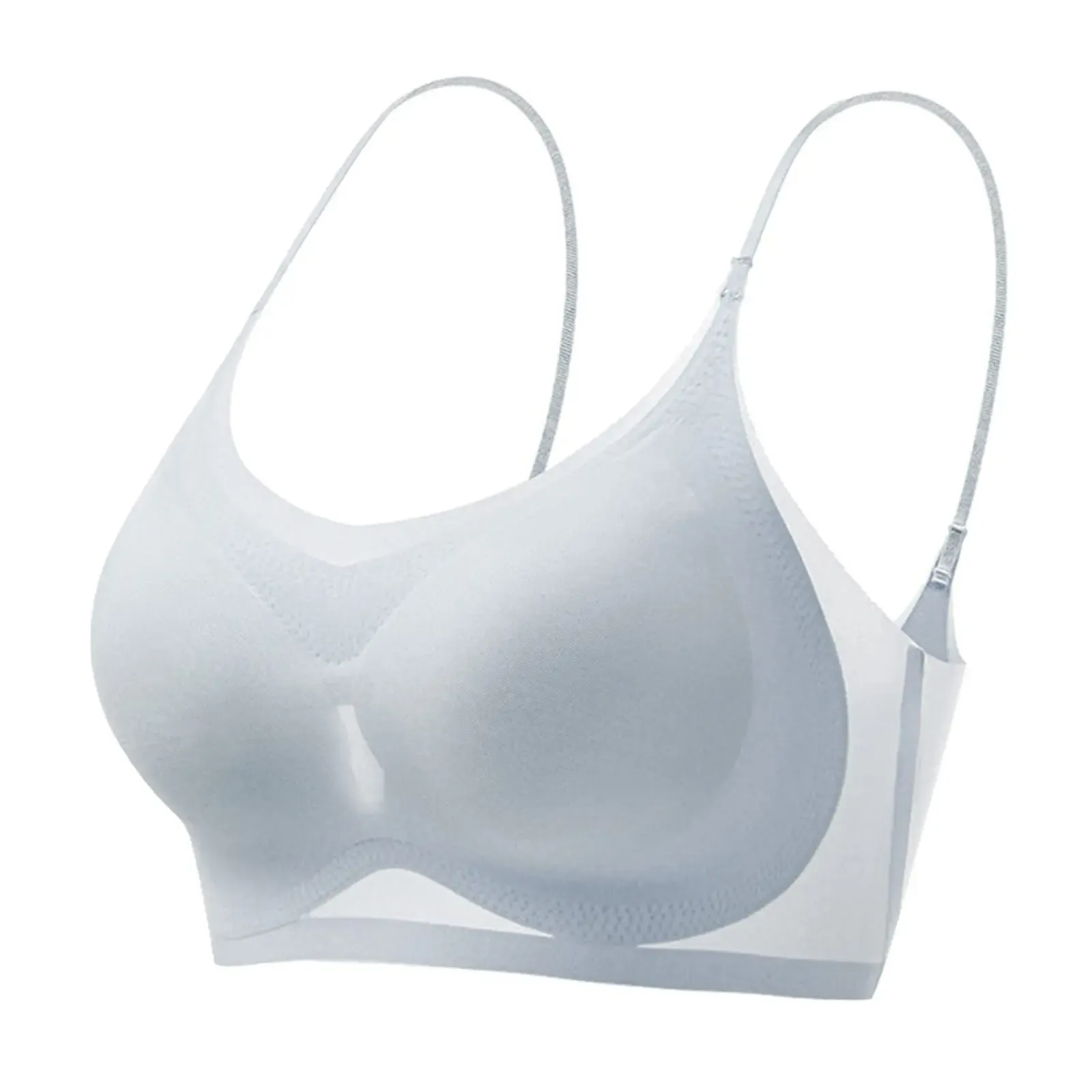Injbra Soutien-gorge push-up ultra-fin sans couture pour femme, bralette sans fil d'été 9