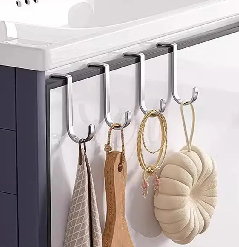 Crochet de porte en acier inoxydable, usage quotidien