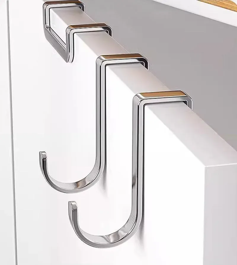 Crochet de porte en acier inoxydable, détails du design