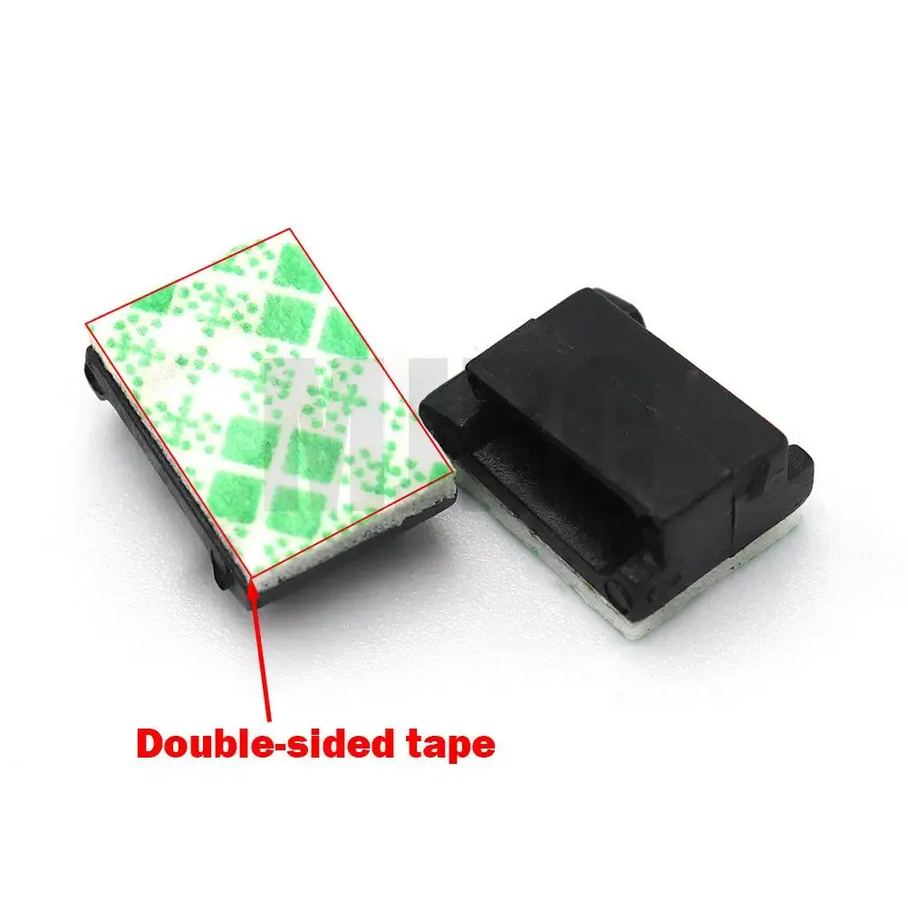 Support adhésif pour fil et câble en situation
