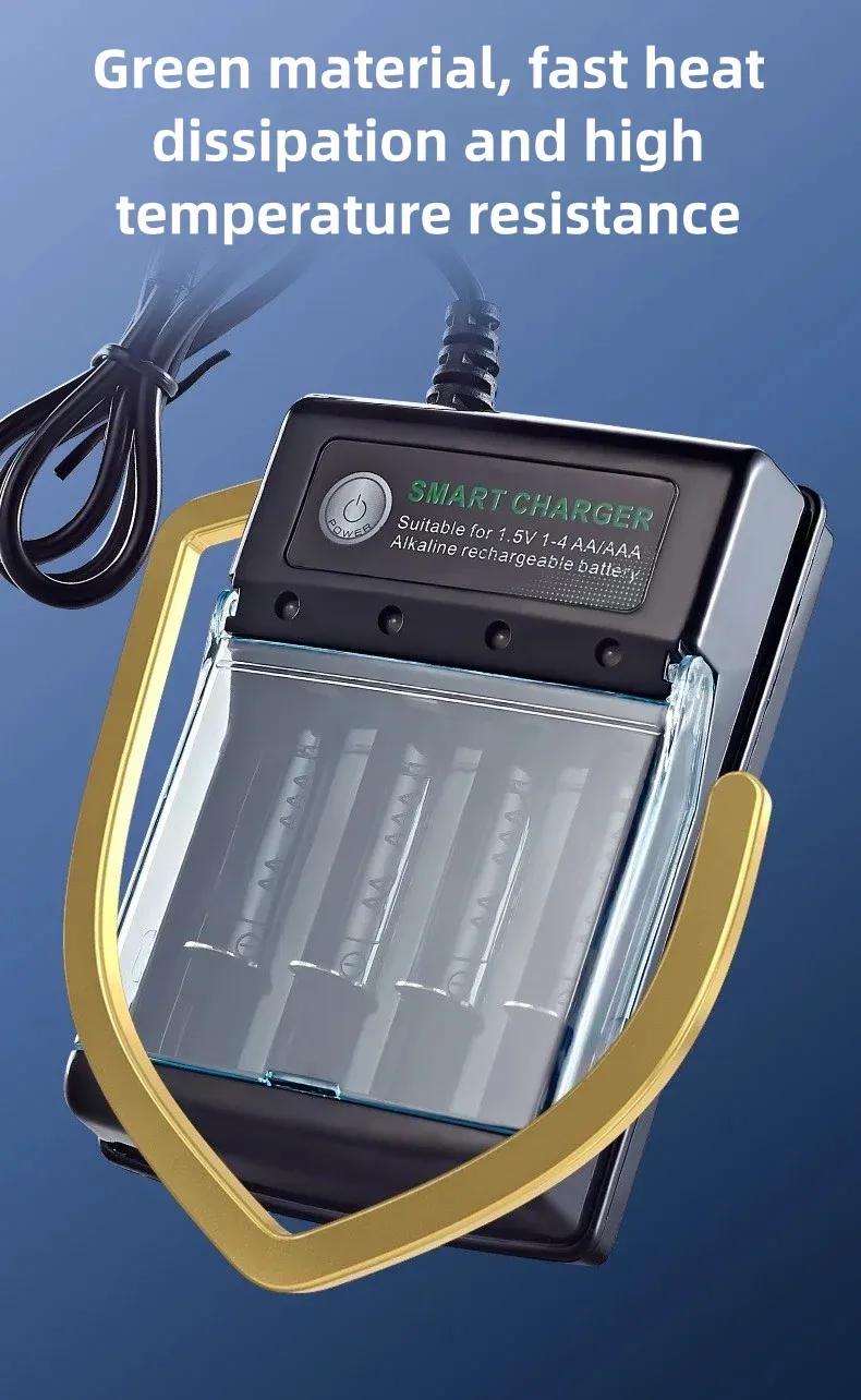 Design épuré du chargeur de piles