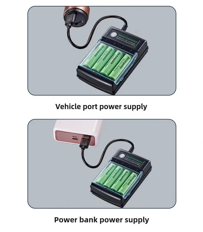 Chargeur portable avec couvercle