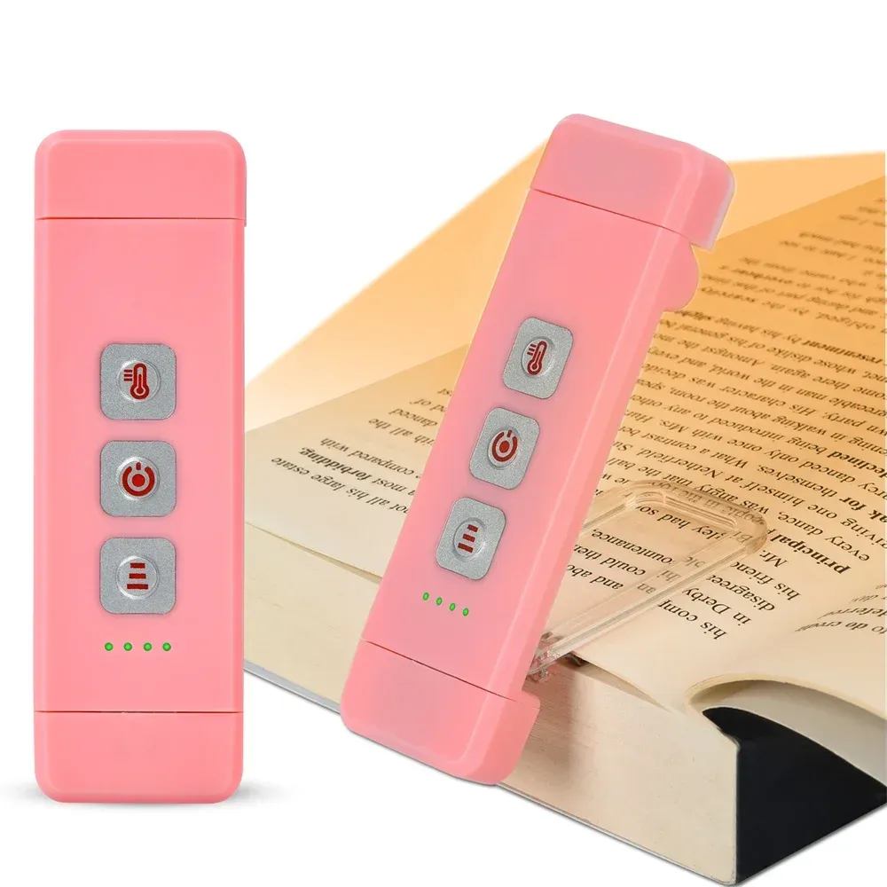 Lampe de lecture LED USB avec minuterie, pince marque-page, mini lampe portable de chevet et de bureau 9