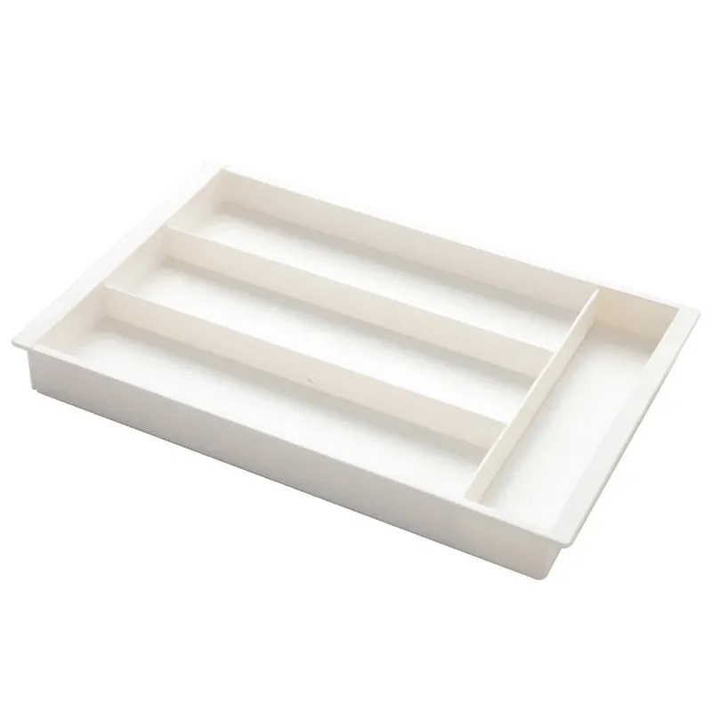 Organisateur de couverts extensible et réglable en argent, plateau à ustensiles pour tiroir de cuisine 7