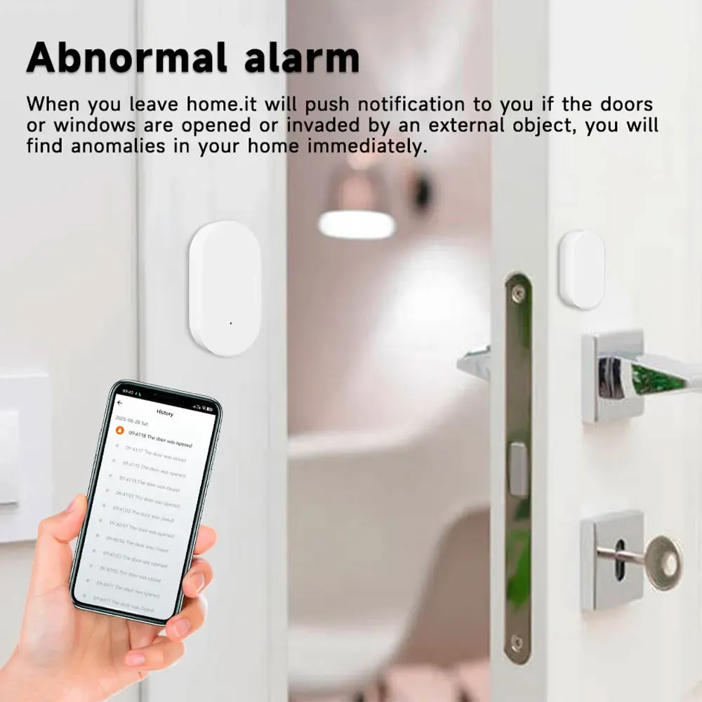 Capteur de porte et fenêtre sans fil Zigbee2MQTT 3.0 – Capteur de contact intelligent pour la sécurité domestique 3