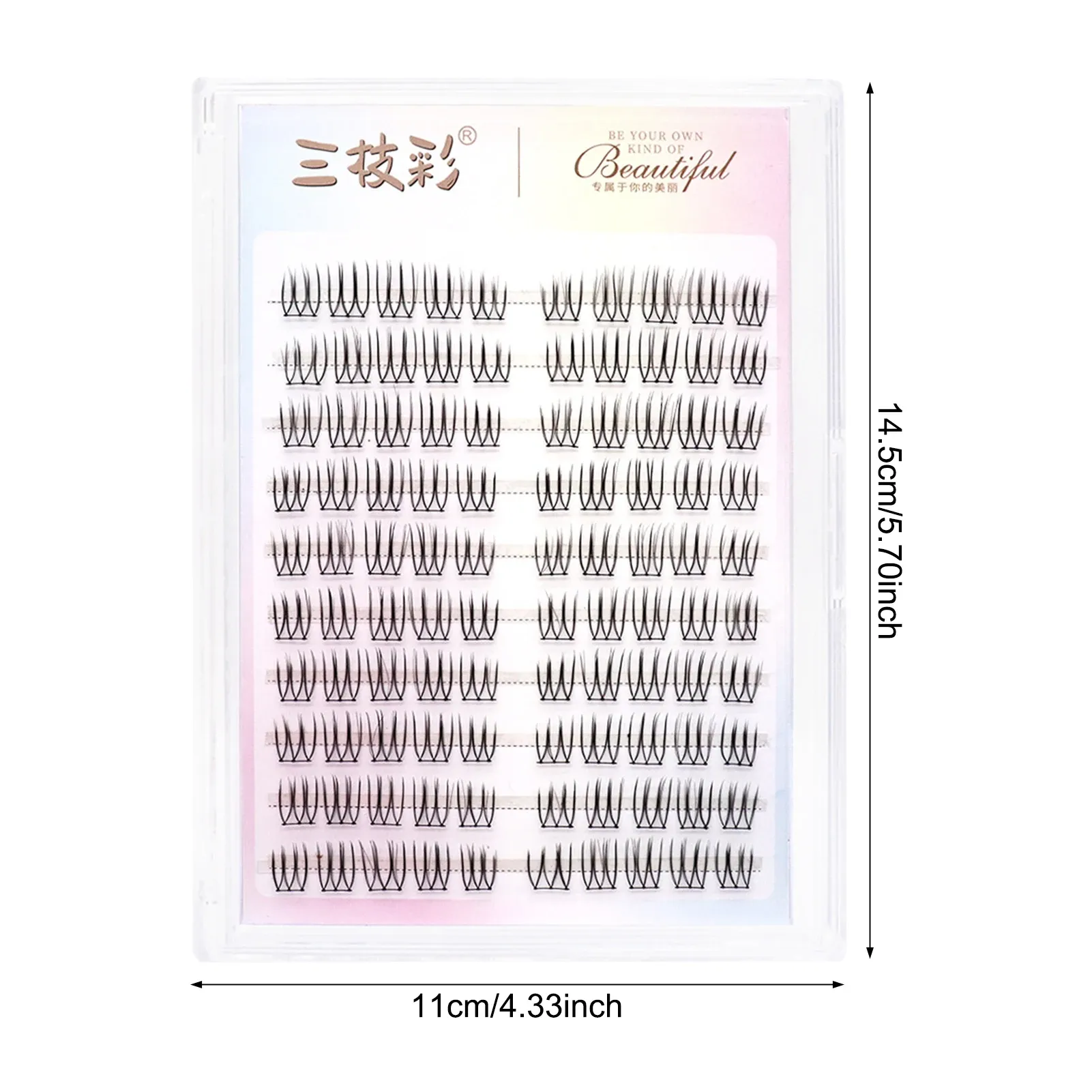Faux cils C Curl naturels et vaporeux, faux cils auto-adhésifs style manga, idéaux pour les débutantes, accessoires de maquillage pour les yeux 22