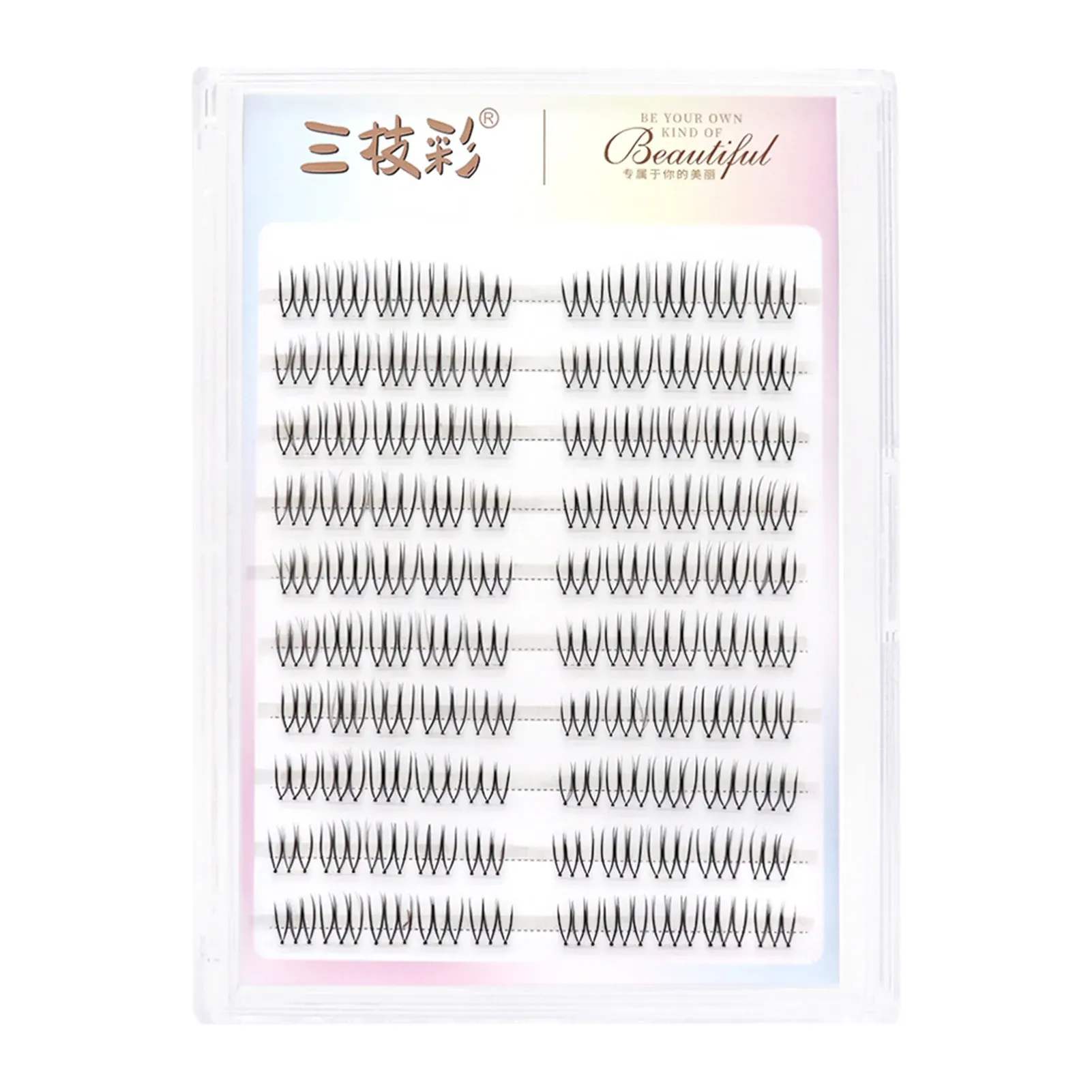 Faux cils C Curl naturels et vaporeux, faux cils auto-adhésifs style manga, idéaux pour les débutantes, accessoires de maquillage pour les yeux 21