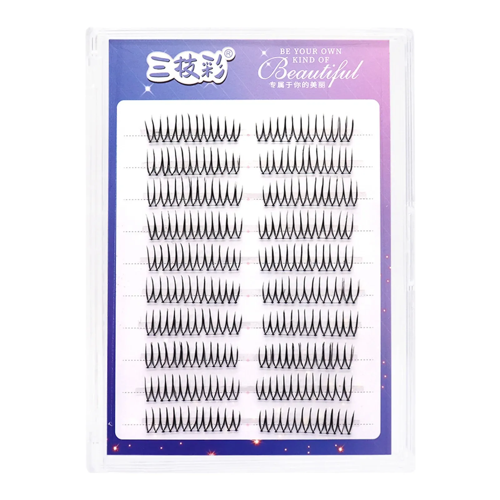 Faux cils C Curl naturels et vaporeux, faux cils auto-adhésifs style manga, idéaux pour les débutantes, accessoires de maquillage pour les yeux 20