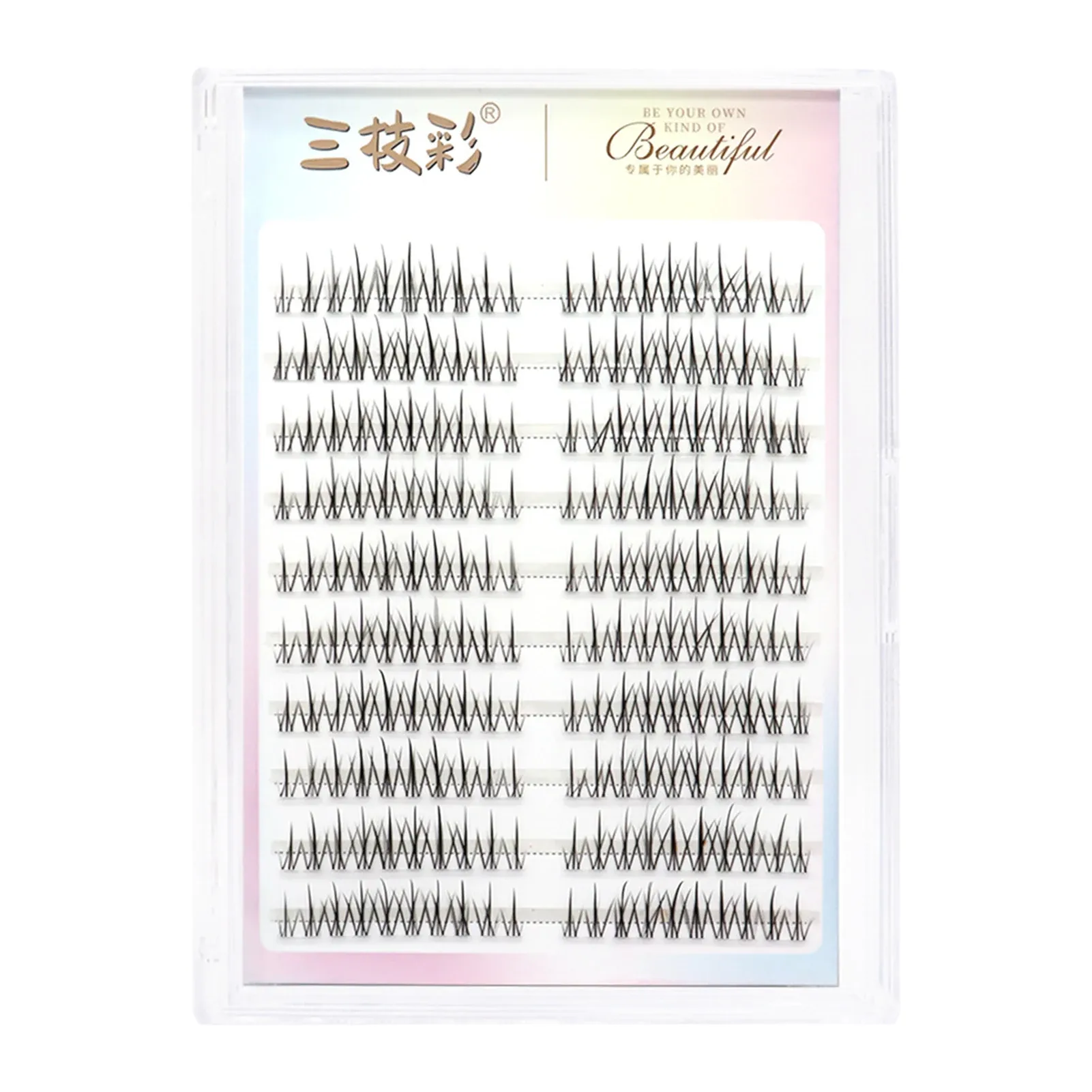 Faux cils C Curl naturels et vaporeux, faux cils auto-adhésifs style manga, idéaux pour les débutantes, accessoires de maquillage pour les yeux 9