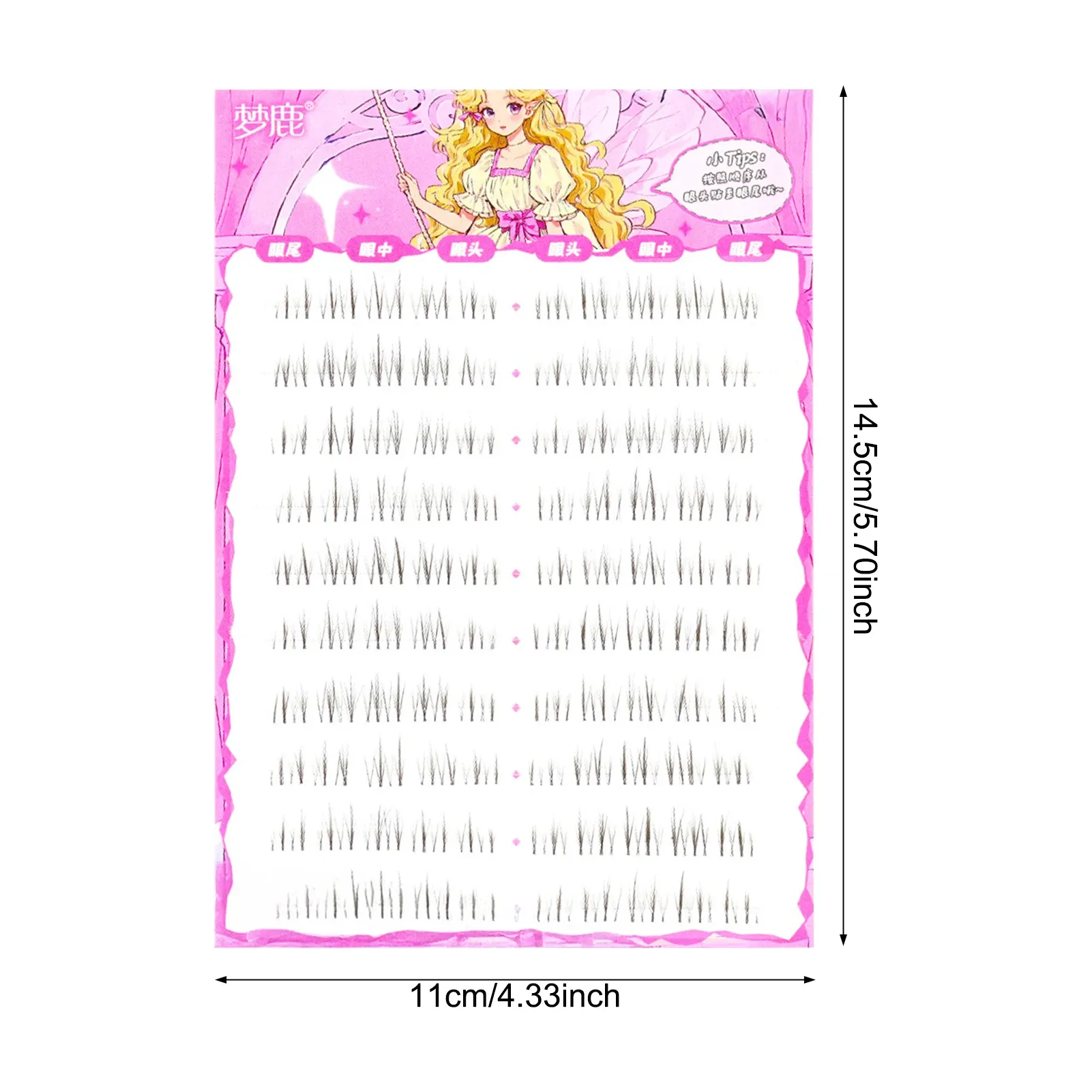 Faux cils C Curl naturels et vaporeux, faux cils auto-adhésifs style manga, idéaux pour les débutantes, accessoires de maquillage pour les yeux 16