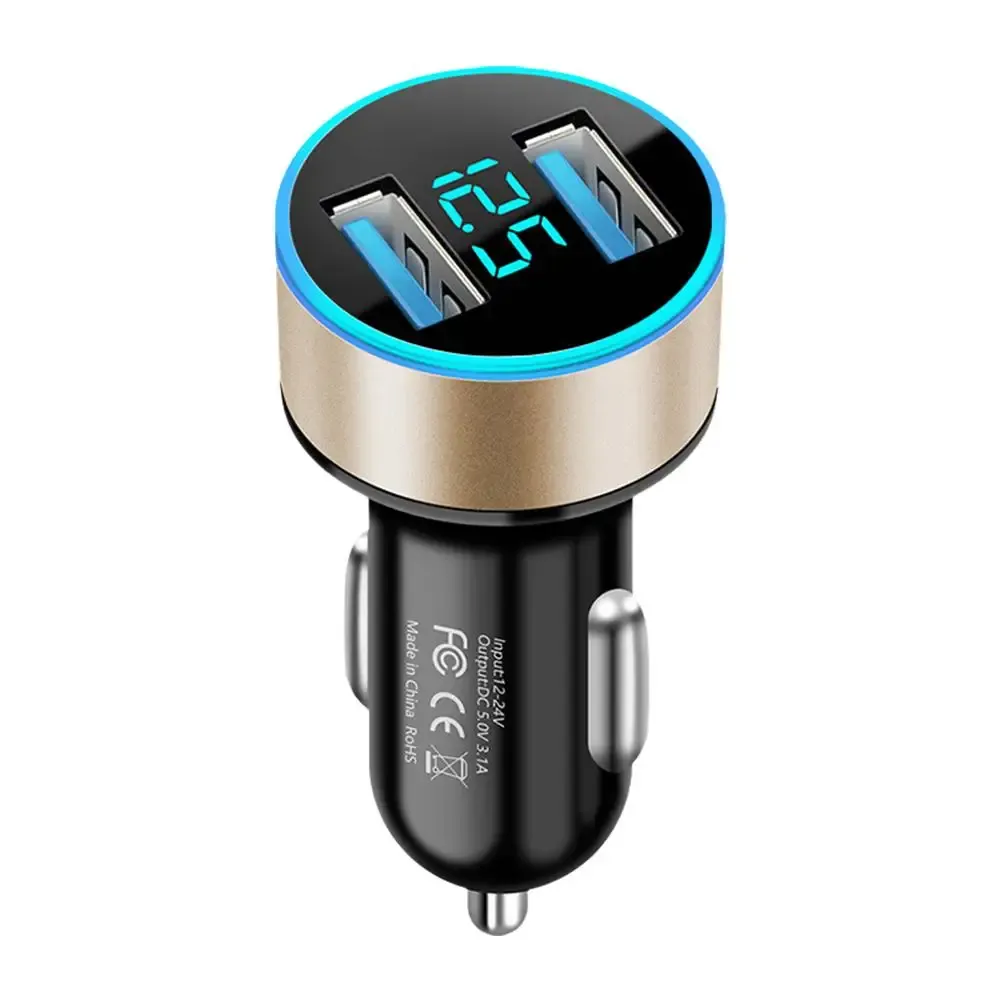 PD QC3.0 Double Prise USB 120W Séparateur Allume-Cigare de Voiture 12V 24V, Adaptateur de Chargeur Rapide pour Téléphone et Dashcam 9