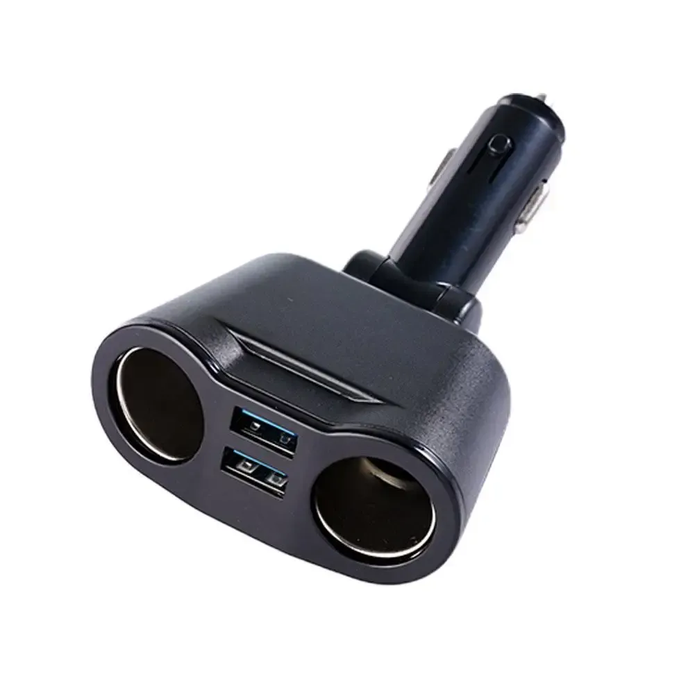 PD QC3.0 Double Prise USB 120W Séparateur Allume-Cigare de Voiture 12V 24V, Adaptateur de Chargeur Rapide pour Téléphone et Dashcam 10