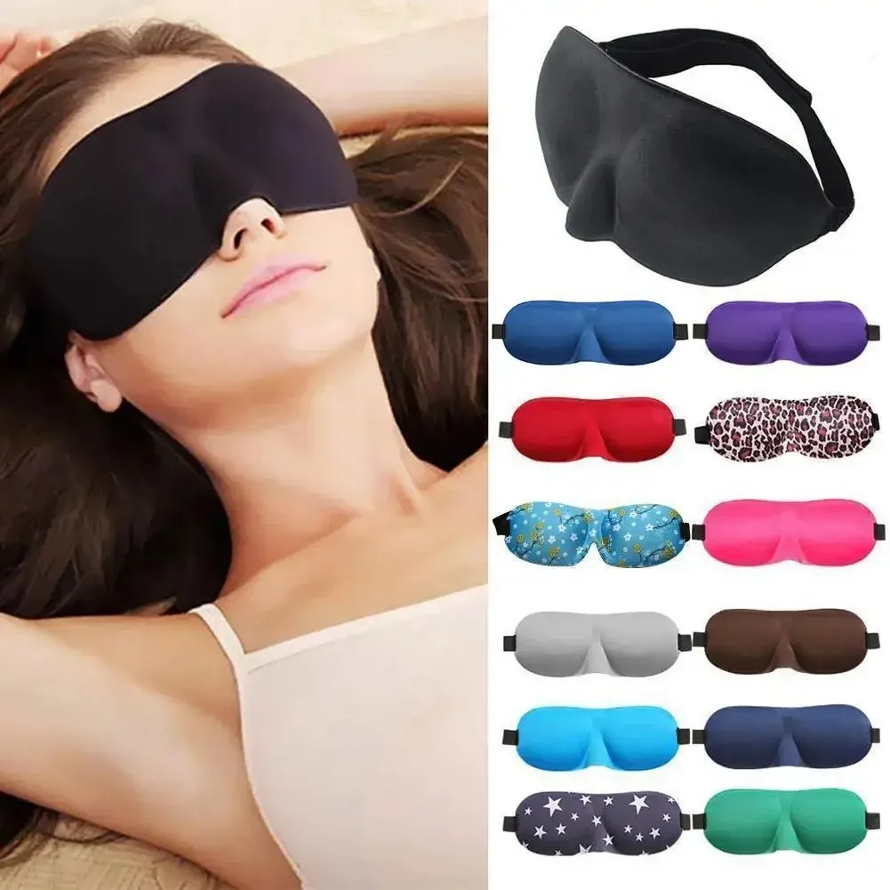 Masque de sommeil occultant pour dormeurs latéraux, bandeau de voyage portable