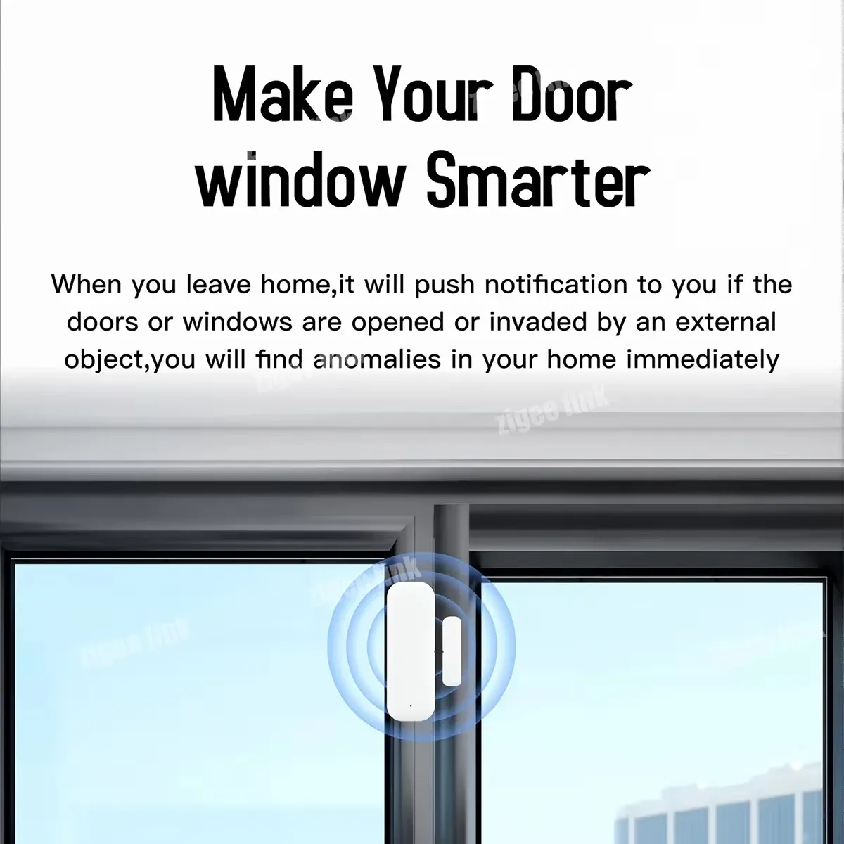 Capteur de porte et fenêtre intelligent Zigbee 3.0 en détail
