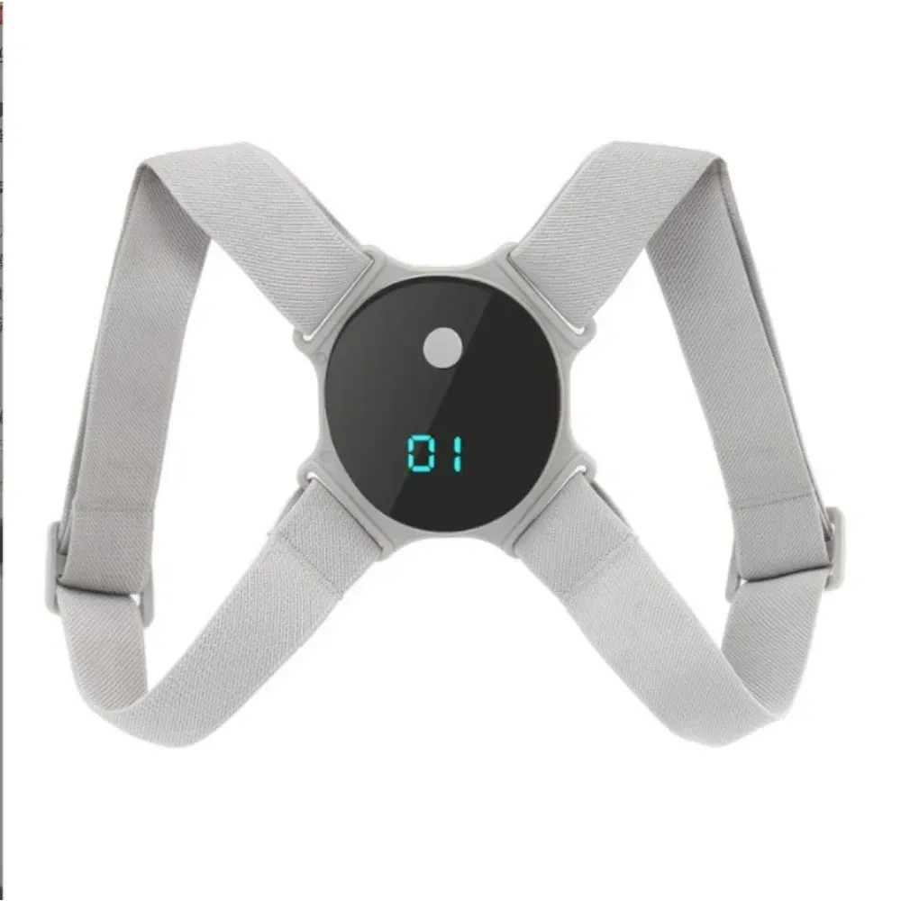 Correcteur de posture intelligent à vibrations, attelle dorsale réglable pour adultes et enfants 10