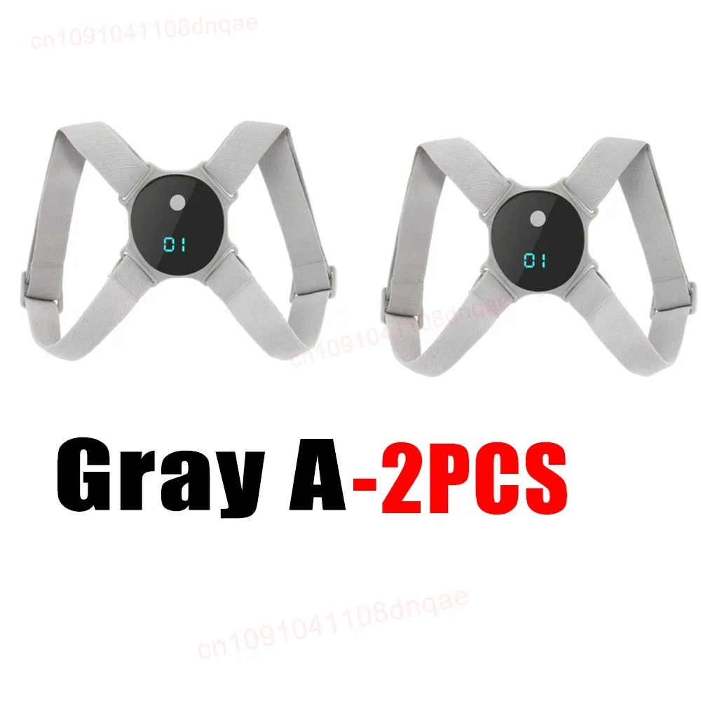 Correcteur de posture intelligent à vibrations, attelle dorsale réglable pour adultes et enfants 8