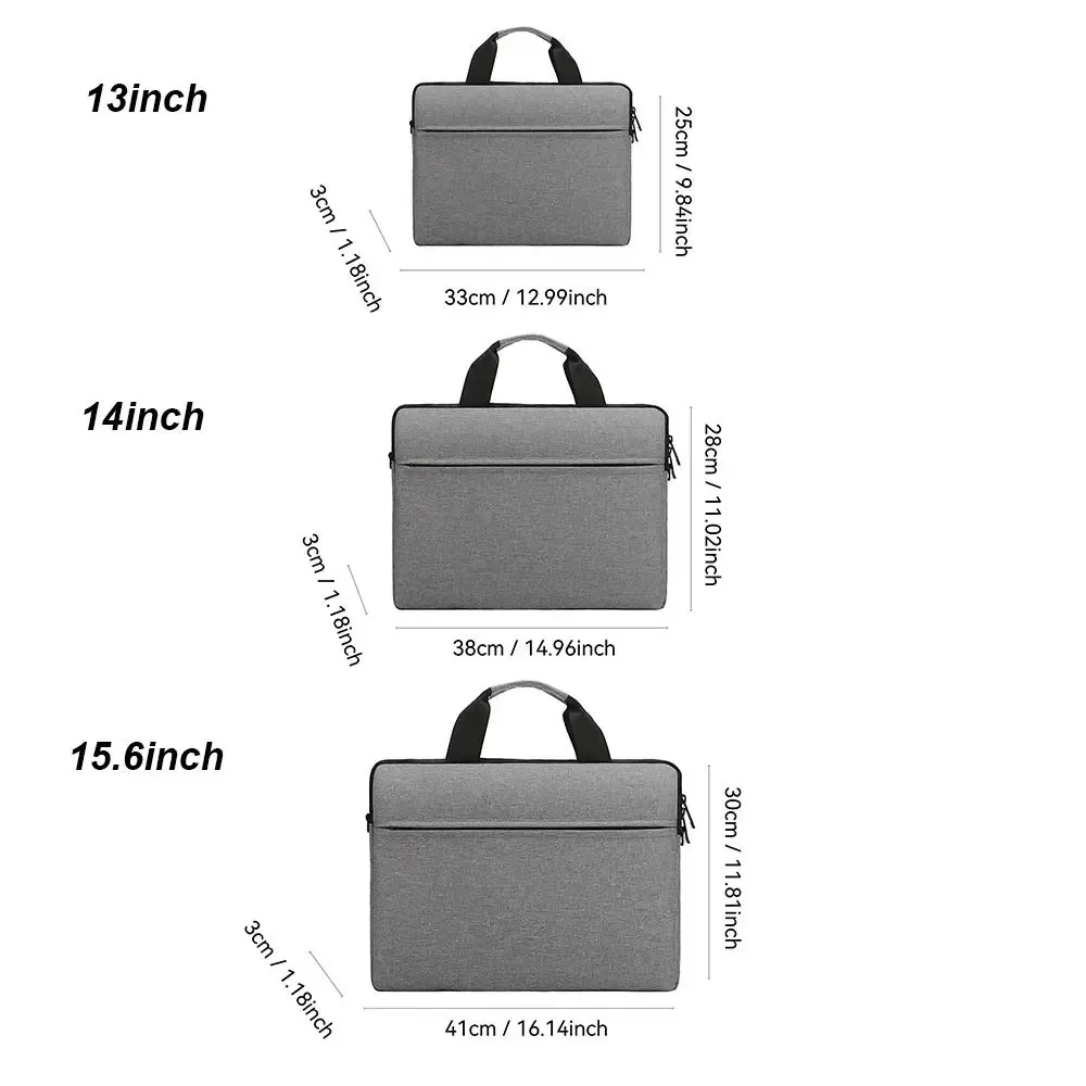 Housse ultra fine pour ordinateur portable 13,3, 14 et 15,6 pouces, sacoche à bandoulière et pochette pour Lenovo, HP, Dell, Asus et Samsung 6