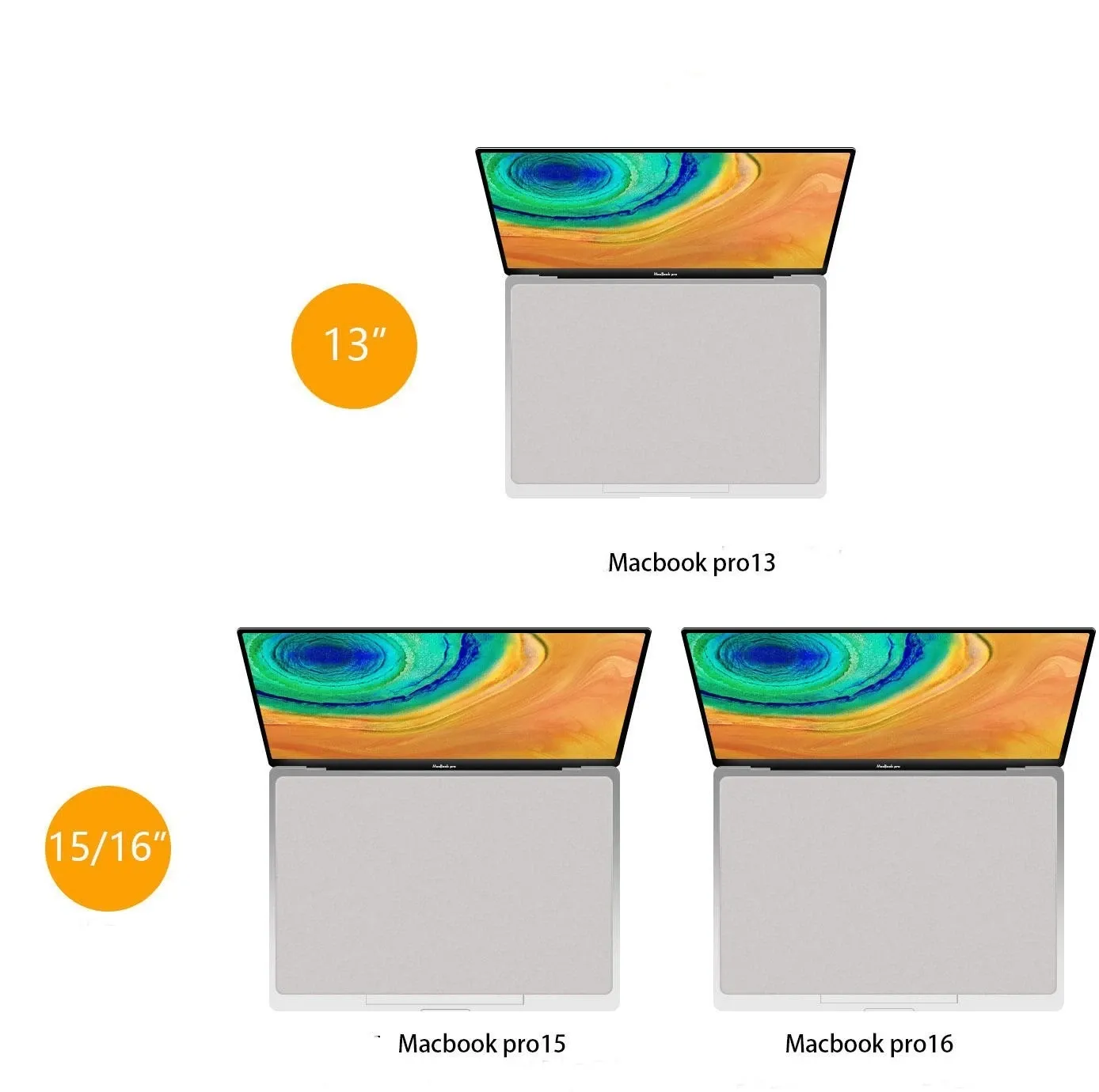 Housse de protection pour clavier de MacBook, vue d'ensemble