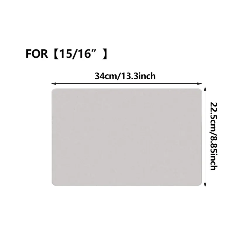 Housse anti-poussière en microfibre pour clavier MacBook Pro 15-16 pouces et MacBook Air 15 pouces 8