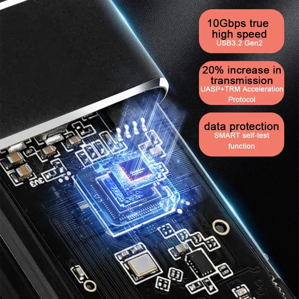 Boîtier SSD M.2 en contexte