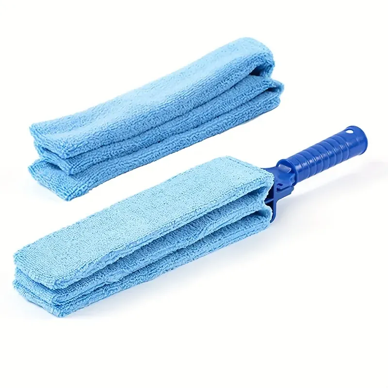 Brosse de nettoyage bleue pour stores vénitiens et grilles de climatiseur 6