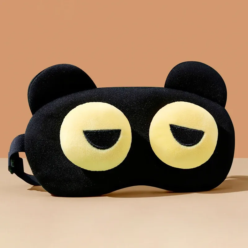 Masque pour les yeux mignon et apaisant contre la fatigue oculaire, compresse chaude et confortable pour enfants et étudiants 9