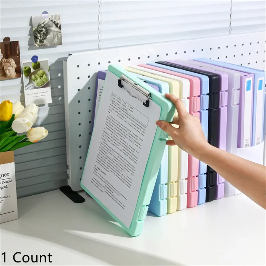 Organisateur de bureau multifonctionnel A4 avec dossiers et boîte de rangement 5