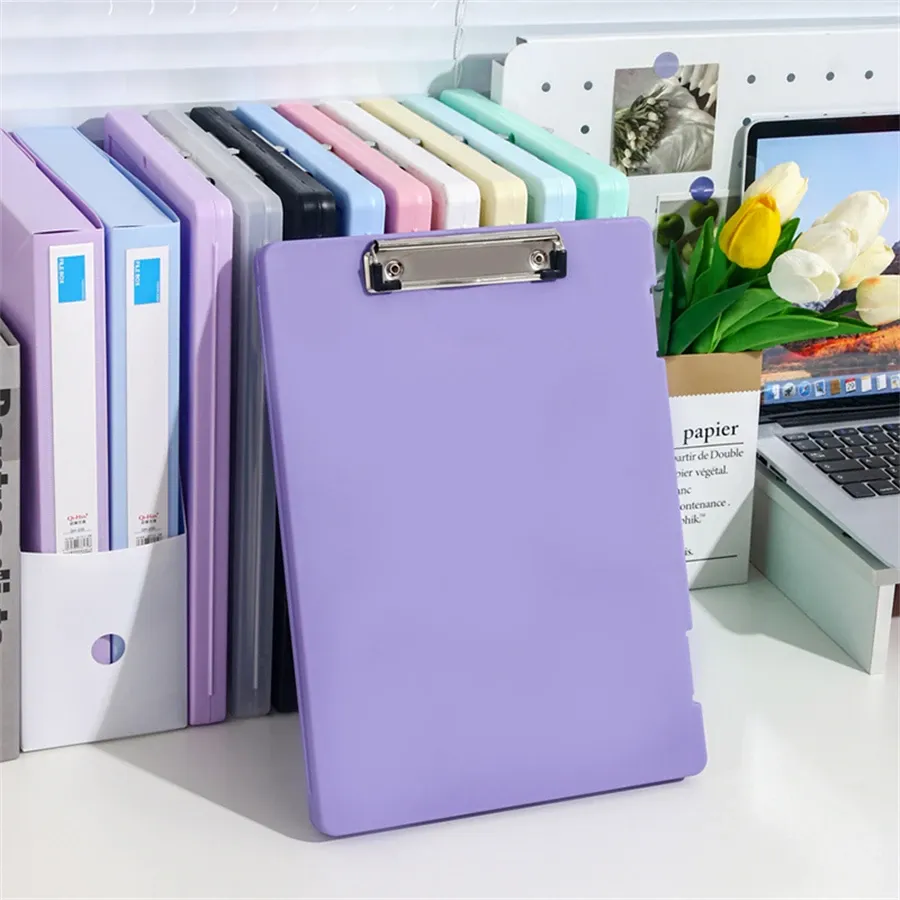 Organisateur de bureau multifonctionnel A4 avec dossiers et boîte de rangement 7