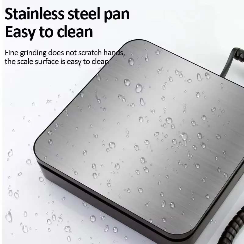 Balance électronique de plateforme 50 kg / 2 g, balance numérique haute précision filaire et sans fil 3