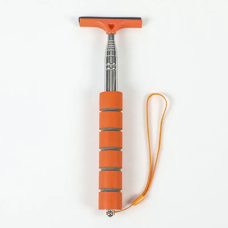 Brosse télescopique de nettoyage de vitres avec grattoir et nettoyeur automatique de buée pour rétroviseur 8