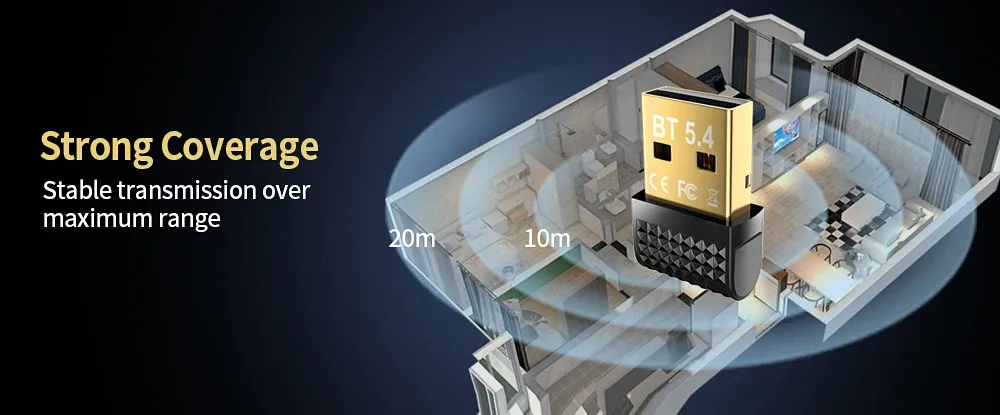 Installation simple et intuitive de l'adaptateur Bluetooth