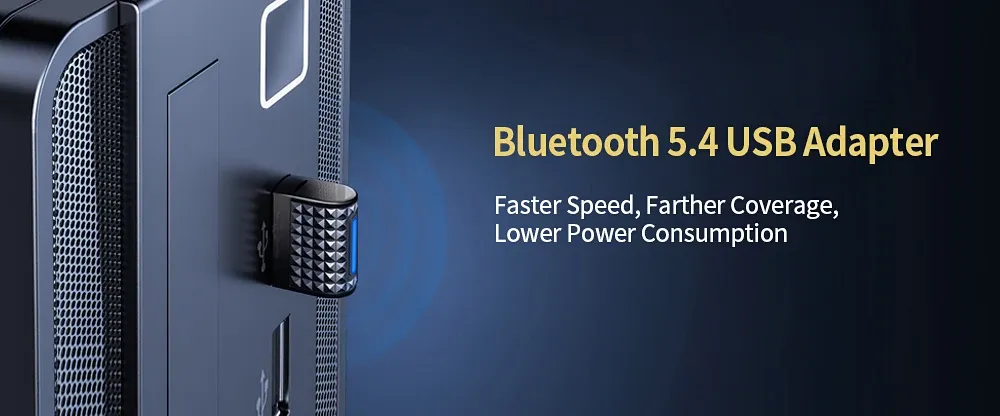 Adaptateur USB Bluetooth 5.4 au design épuré