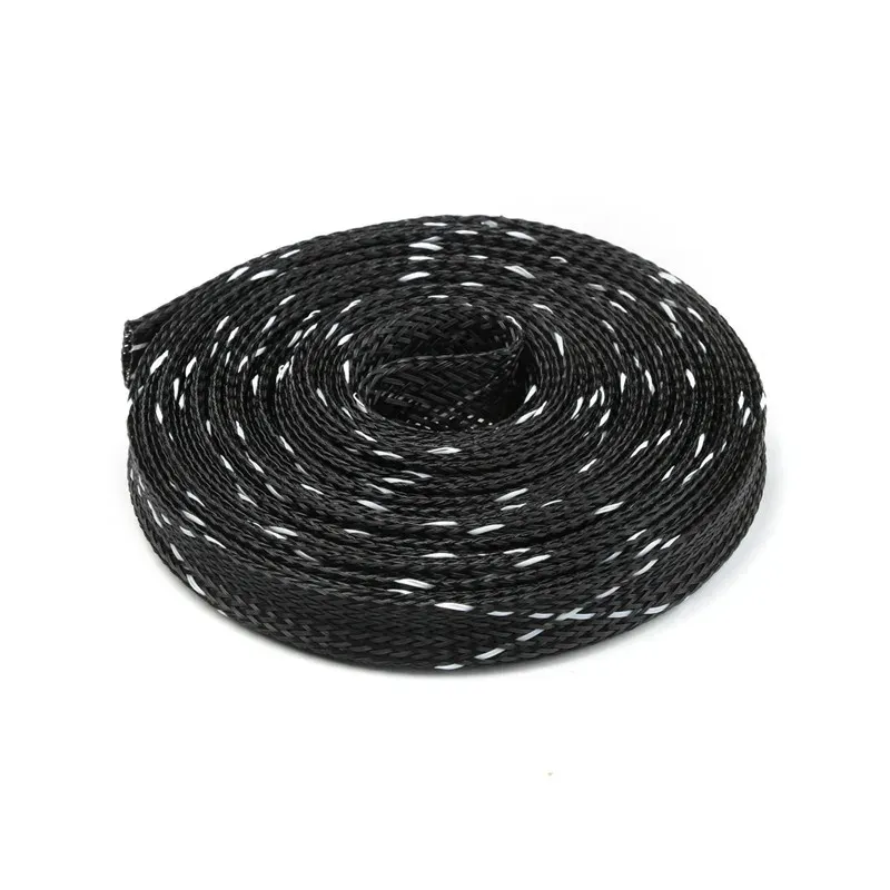 Gaine de protection tressée extensible en PET pour câbles, 20/50/100 m, diamètres 4/6/8/10/12/15/20 mm 9