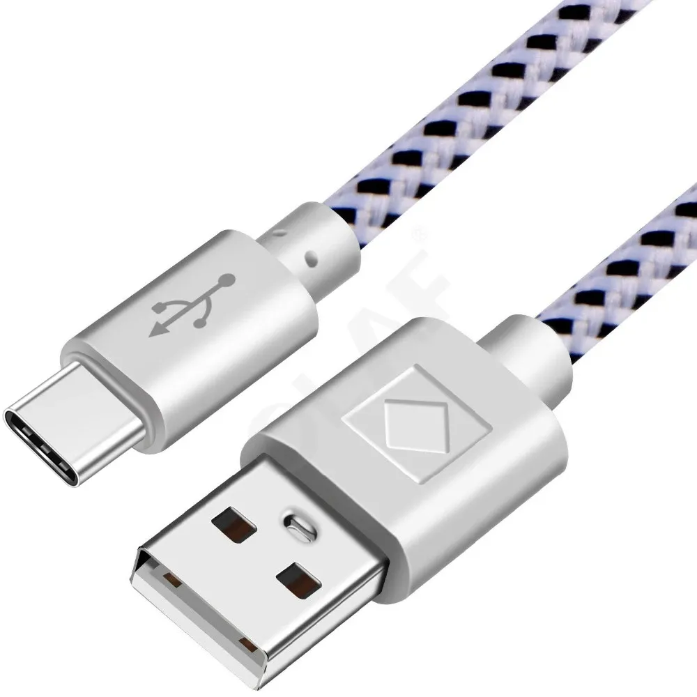 Câble USB-C tressé, vue complémentaire