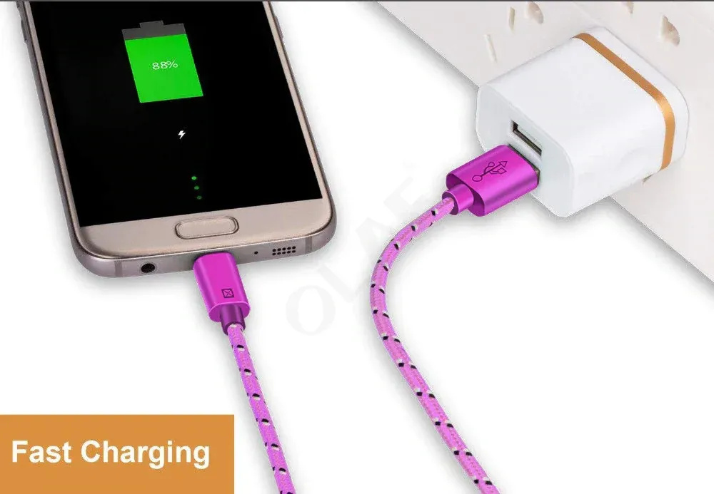Câble USB-C tressé, vue complémentaire