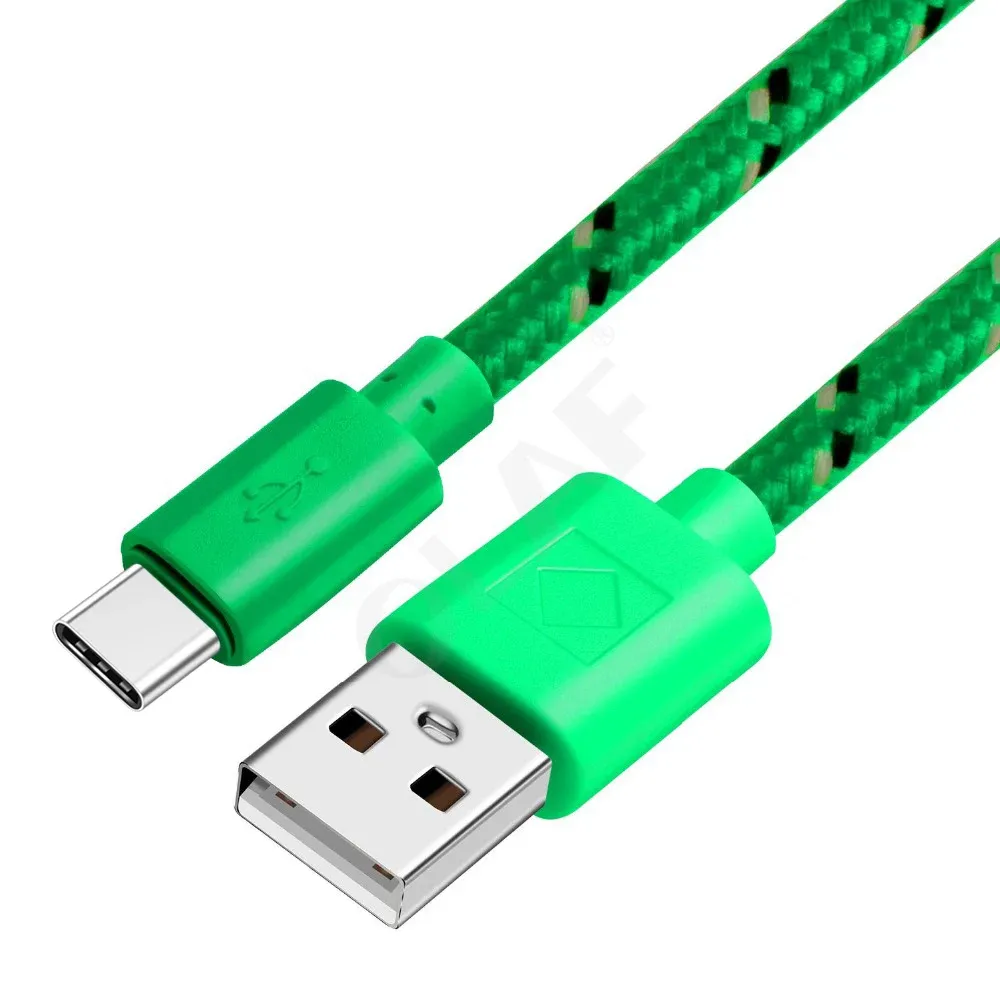 Câble USB-C tressé, vue complémentaire