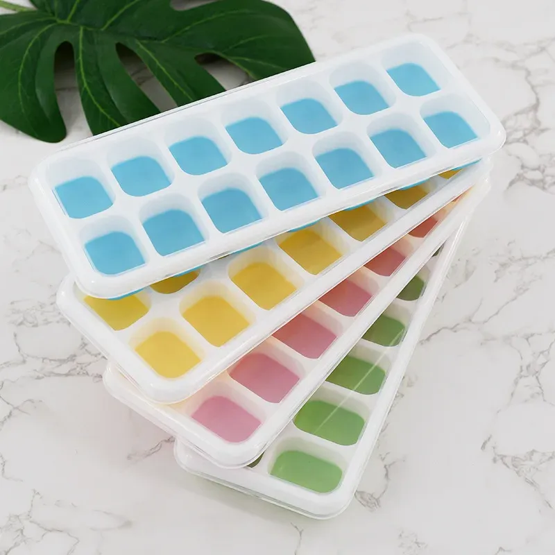 Plateau à glaçons en silicone, vue détaillée