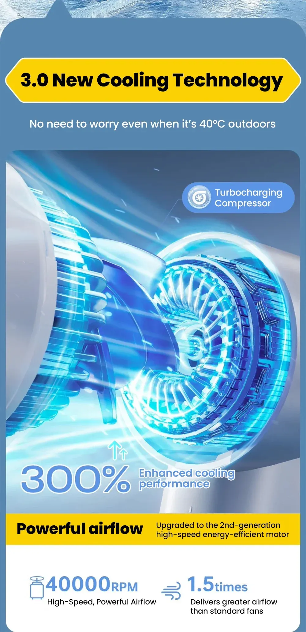 Ventilateur utilisé en extérieur