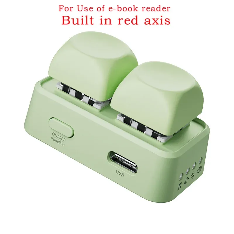 Télécommande sans fil Bluetooth légère pour tournage de pages, à double bouton, compatible avec les liseuses Kobo, tablettes et téléphones portables 12